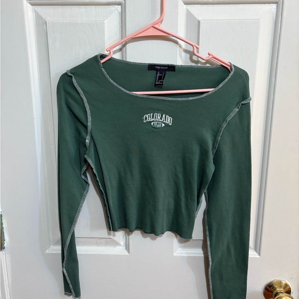 Forever 21 Colorado Long Sleeve Top